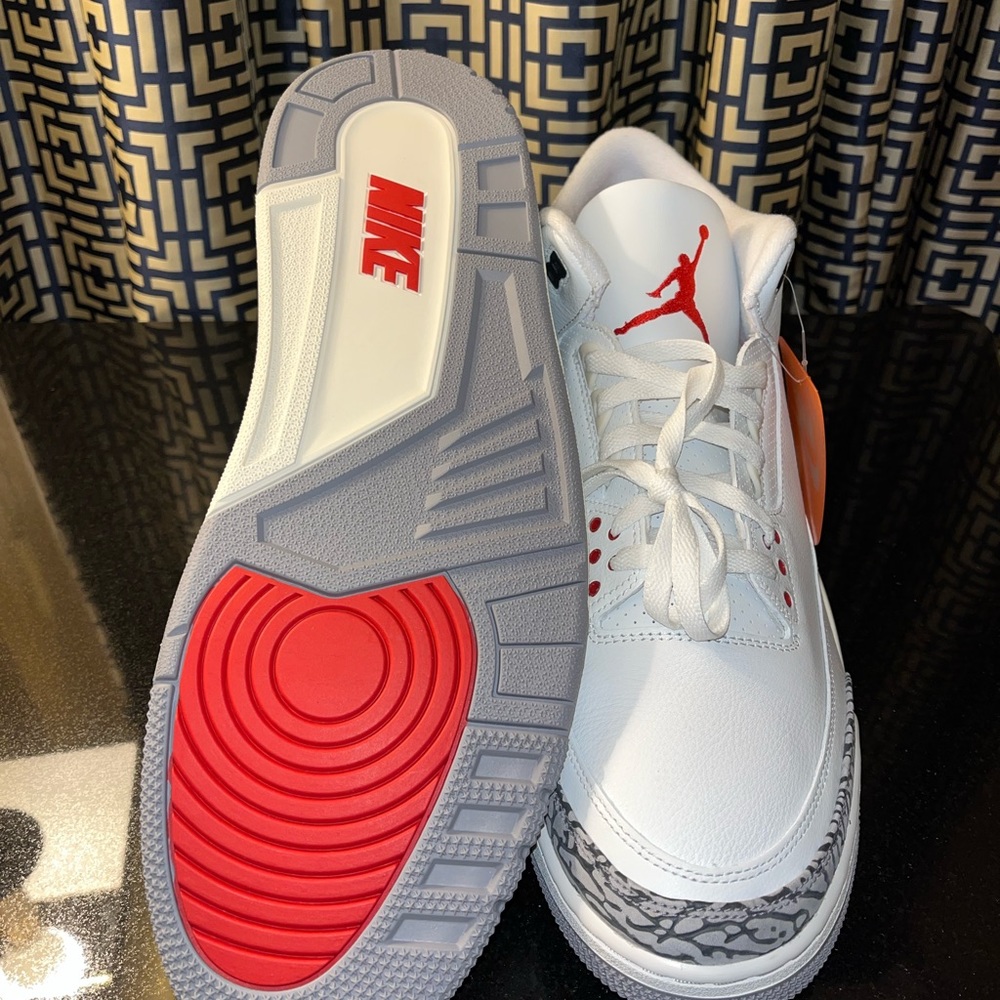 Air Jordan III 3 Retro White Cement Reimagined Men's Size 17 DN3707-100 NWOB - Picture 4 of 10